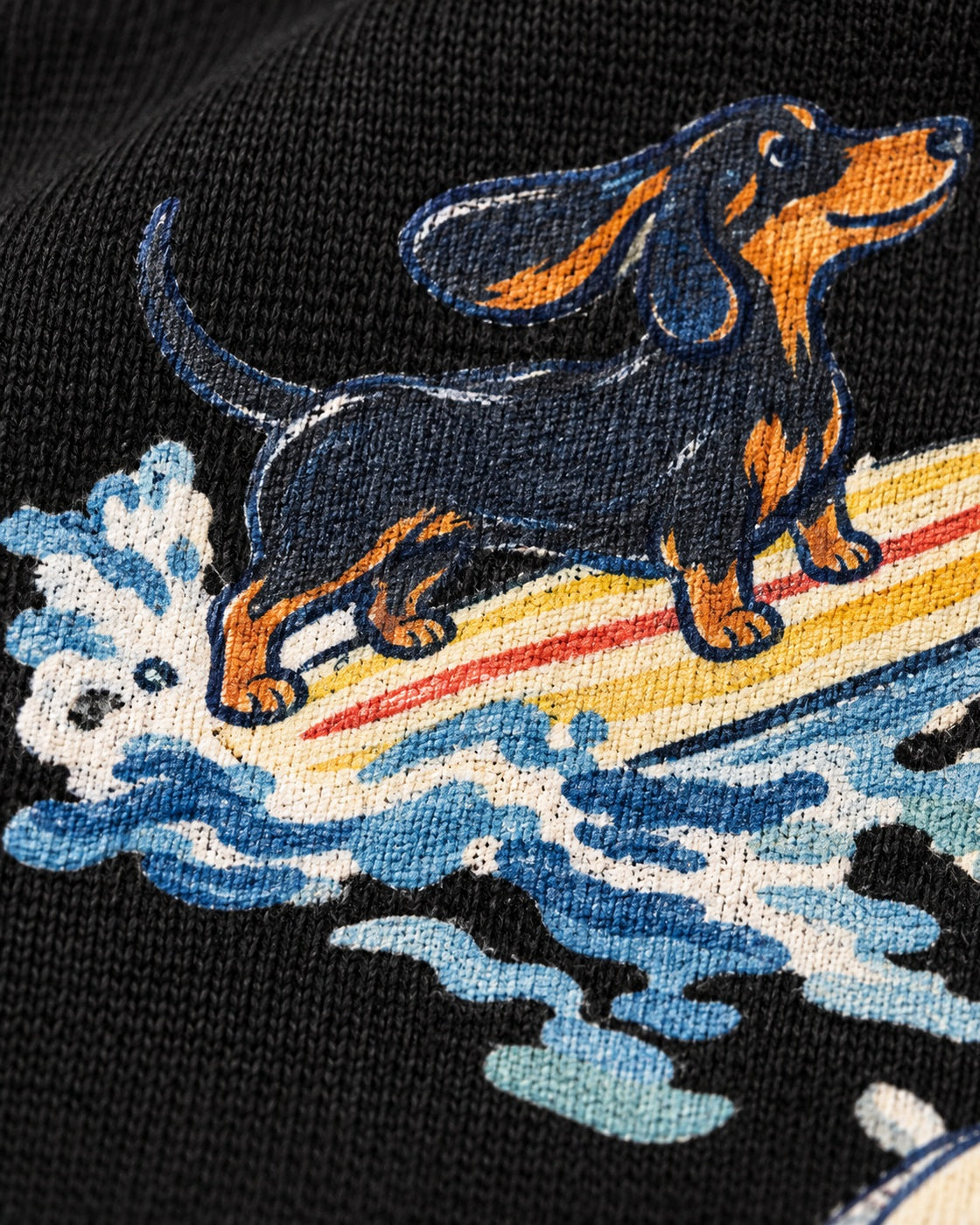 Dackelgeschichten vom Meer Kinder-T-Shirt – Verspieltes Strandmotiv