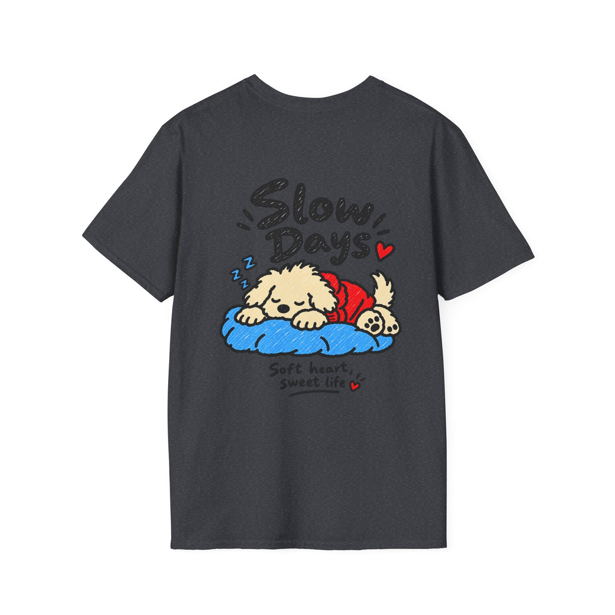 Personalisiertes Haustier-T-Shirt „Take It Easy“ – Foto & Name