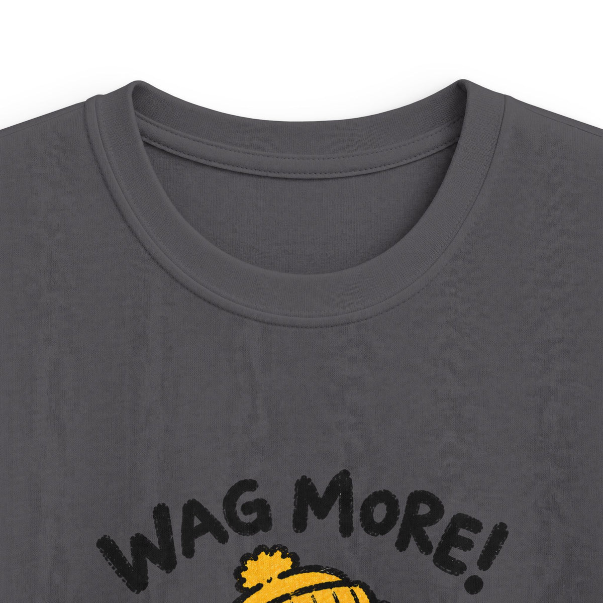 Kids Tee — 'Wag More! Keep Wagging' Cute Puppy Graphic Shirt