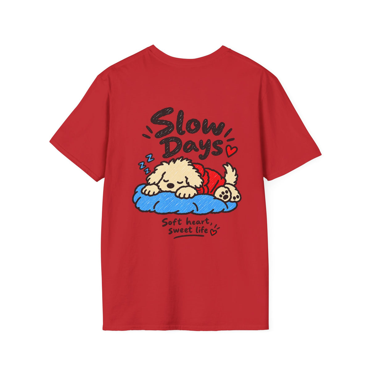 Personalisiertes Haustier-T-Shirt „Take It Easy“ – Foto & Name