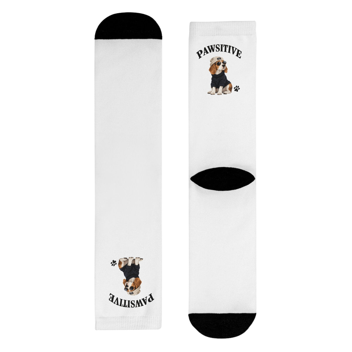 Pawsitive Dog Crew Socks — Cute Puppy Sublimation Socks