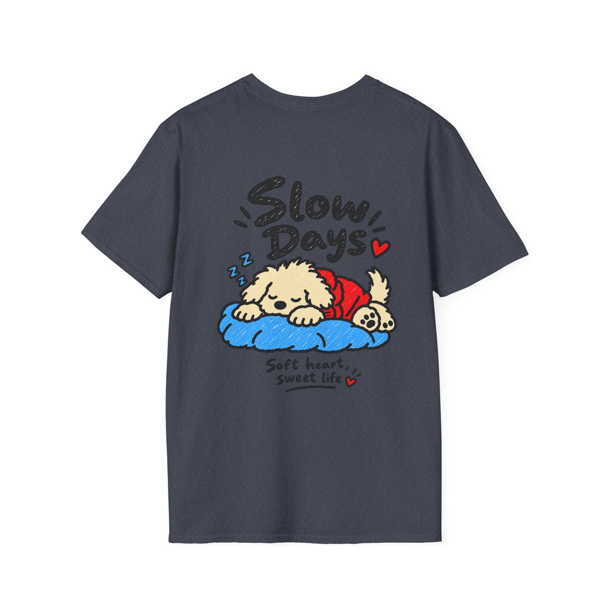 Personalisiertes Haustier-T-Shirt „Take It Easy“ – Foto & Name