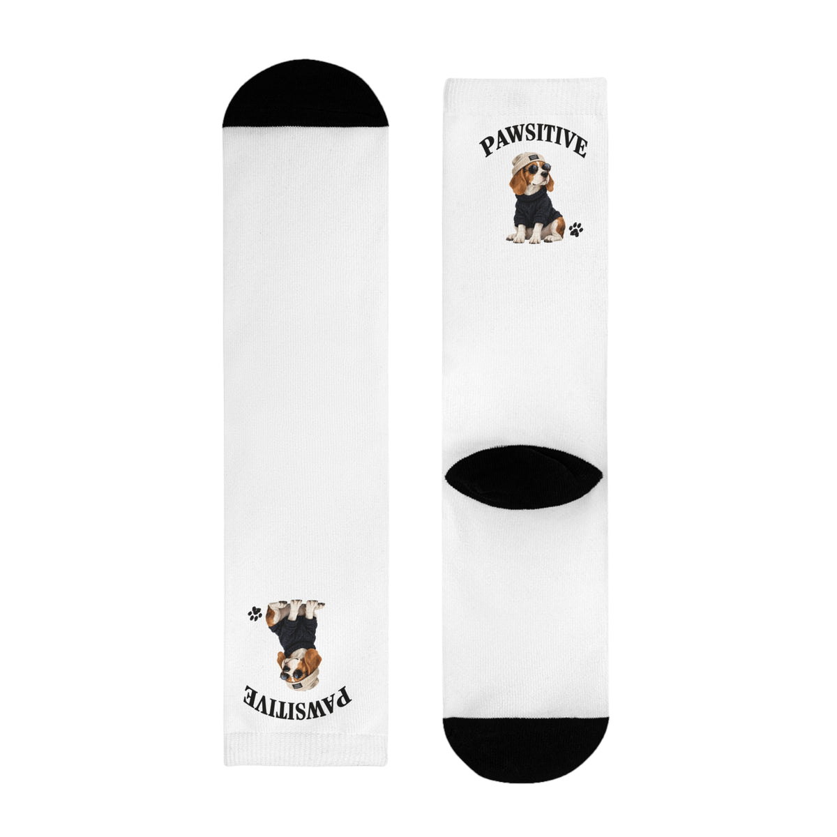 Pawsitive Dog Crew Socks — Cute Puppy Sublimation Socks