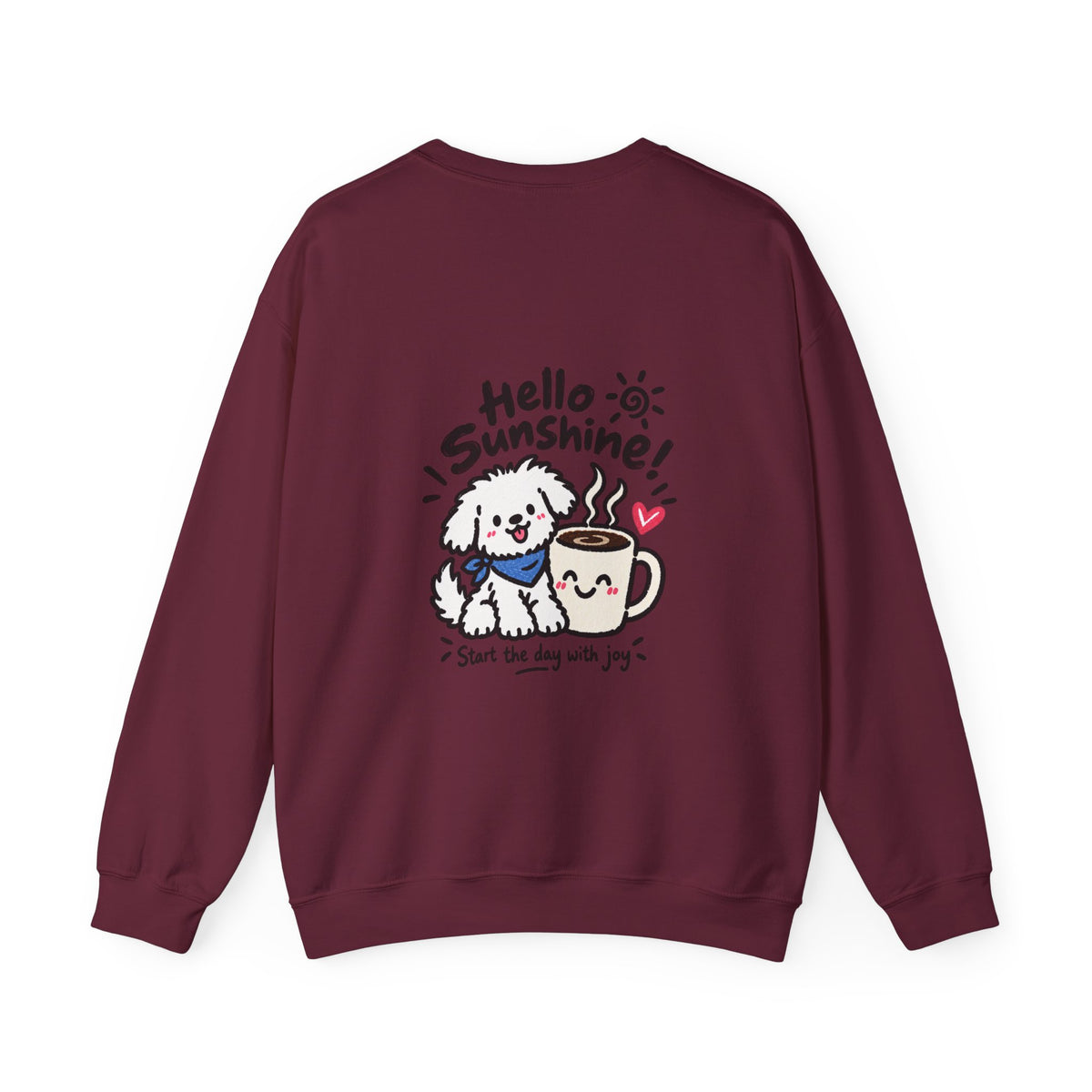 Personalisiertes Haustier-Sweatshirt „Good Day“ – Foto & Name