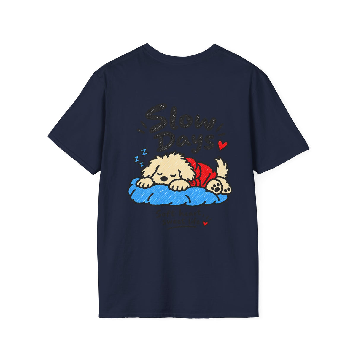 Personalisiertes Haustier-T-Shirt „Take It Easy“ – Foto & Name