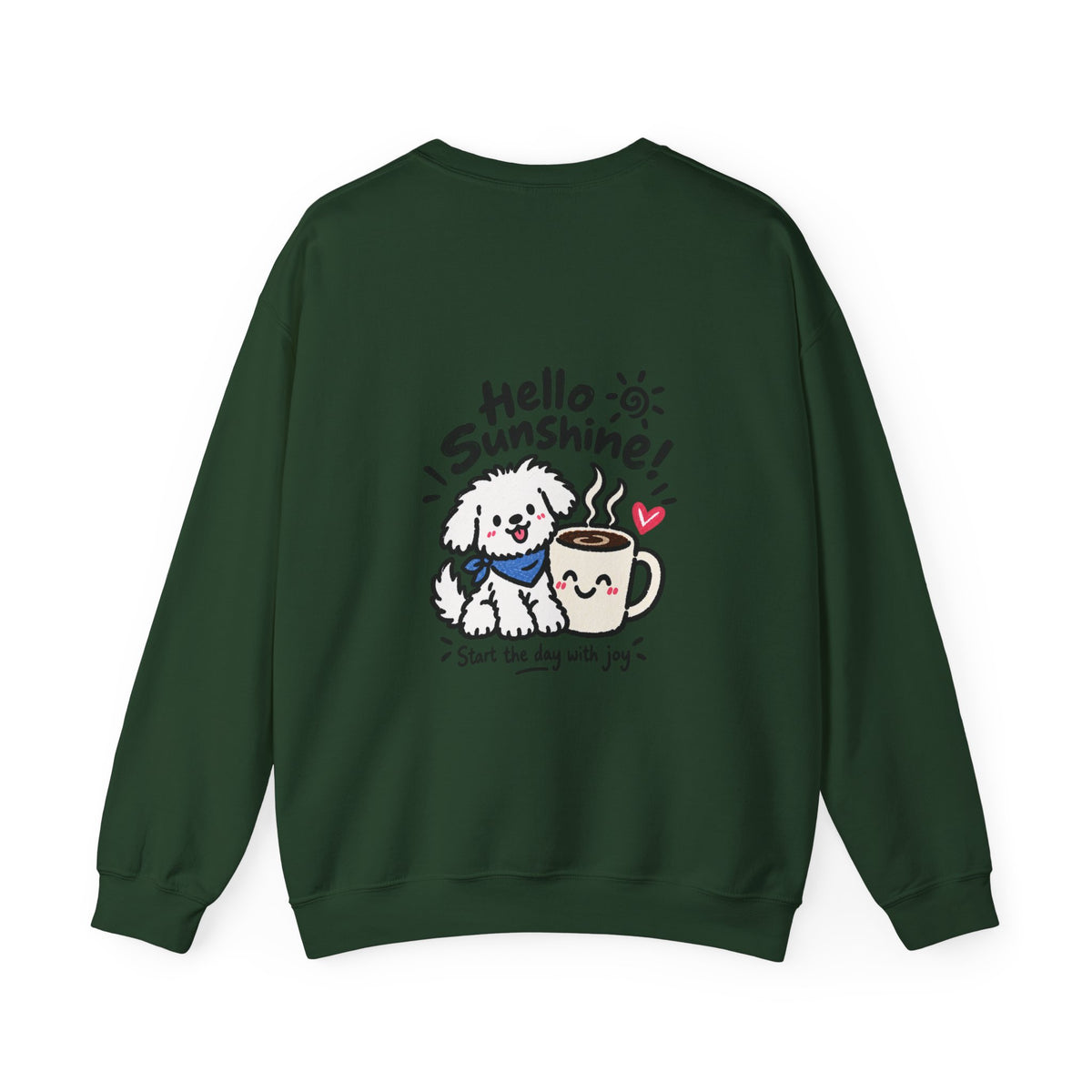 Personalisiertes Haustier-Sweatshirt „Good Day“ – Foto & Name