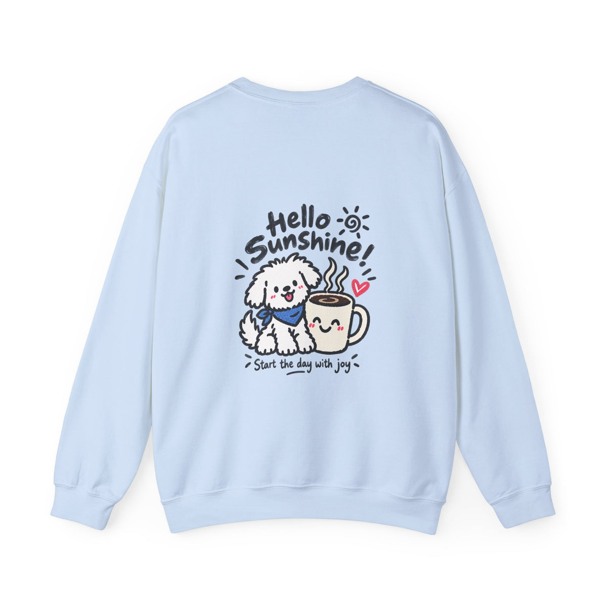 Personalisiertes Haustier-Sweatshirt „Good Day“ – Foto & Name