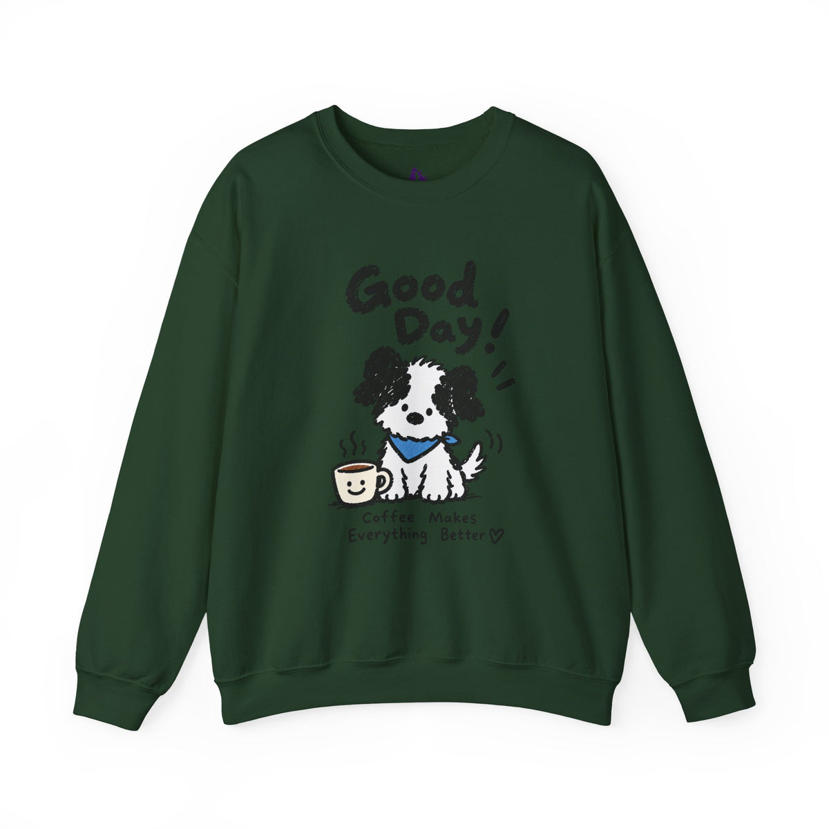 Personalisiertes Haustier-Sweatshirt „Good Day“ – Foto & Name