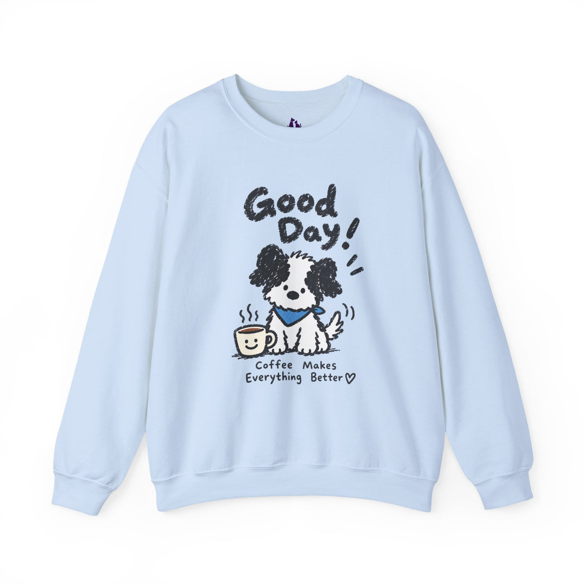 Personalisiertes Haustier-Sweatshirt „Good Day“ – Foto & Name