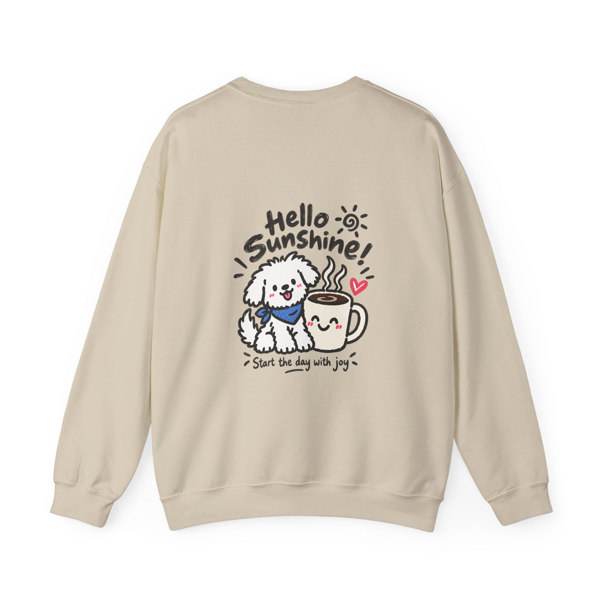 Personalisiertes Haustier-Sweatshirt „Good Day“ – Foto & Name
