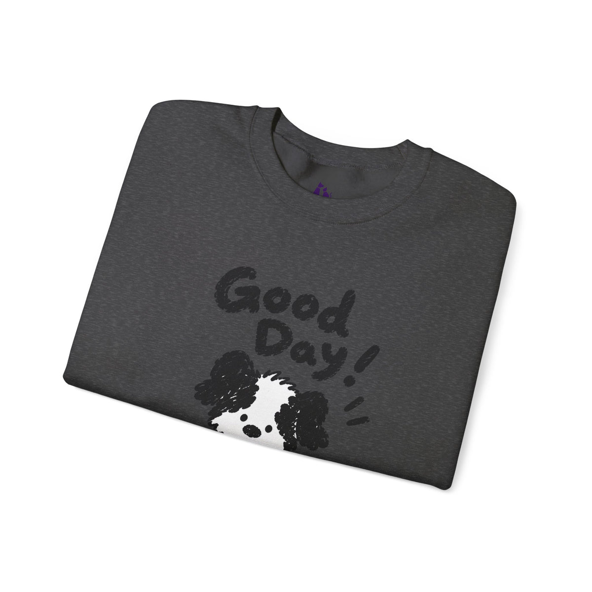 Personalisiertes Haustier-Sweatshirt „Good Day“ – Foto & Name