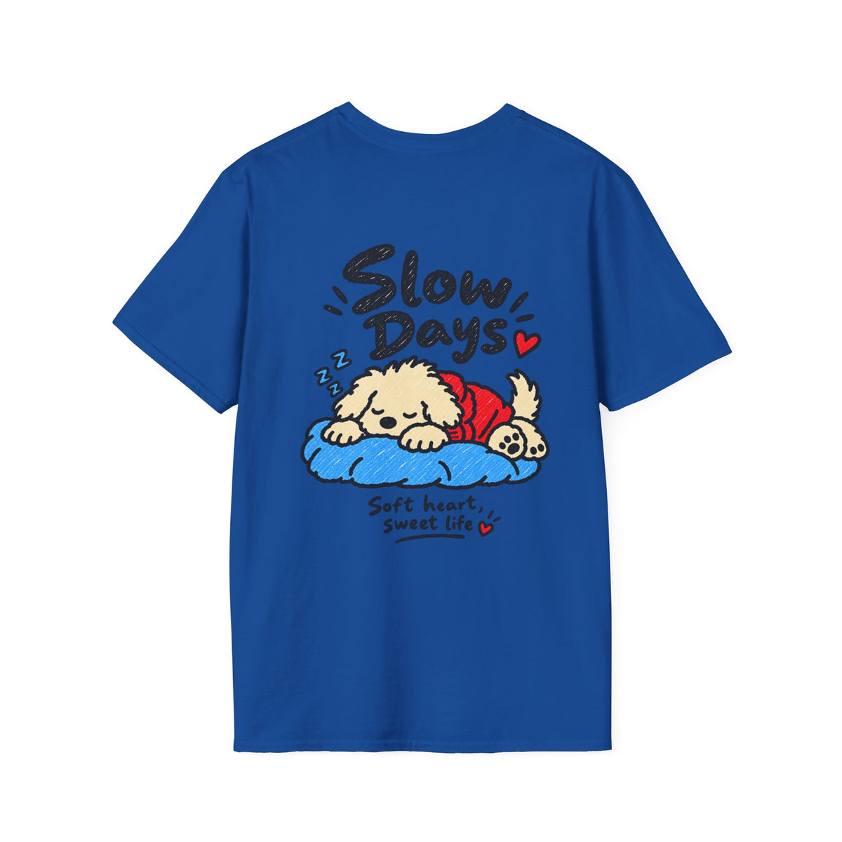 Personalisiertes Haustier-T-Shirt „Take It Easy“ – Foto & Name