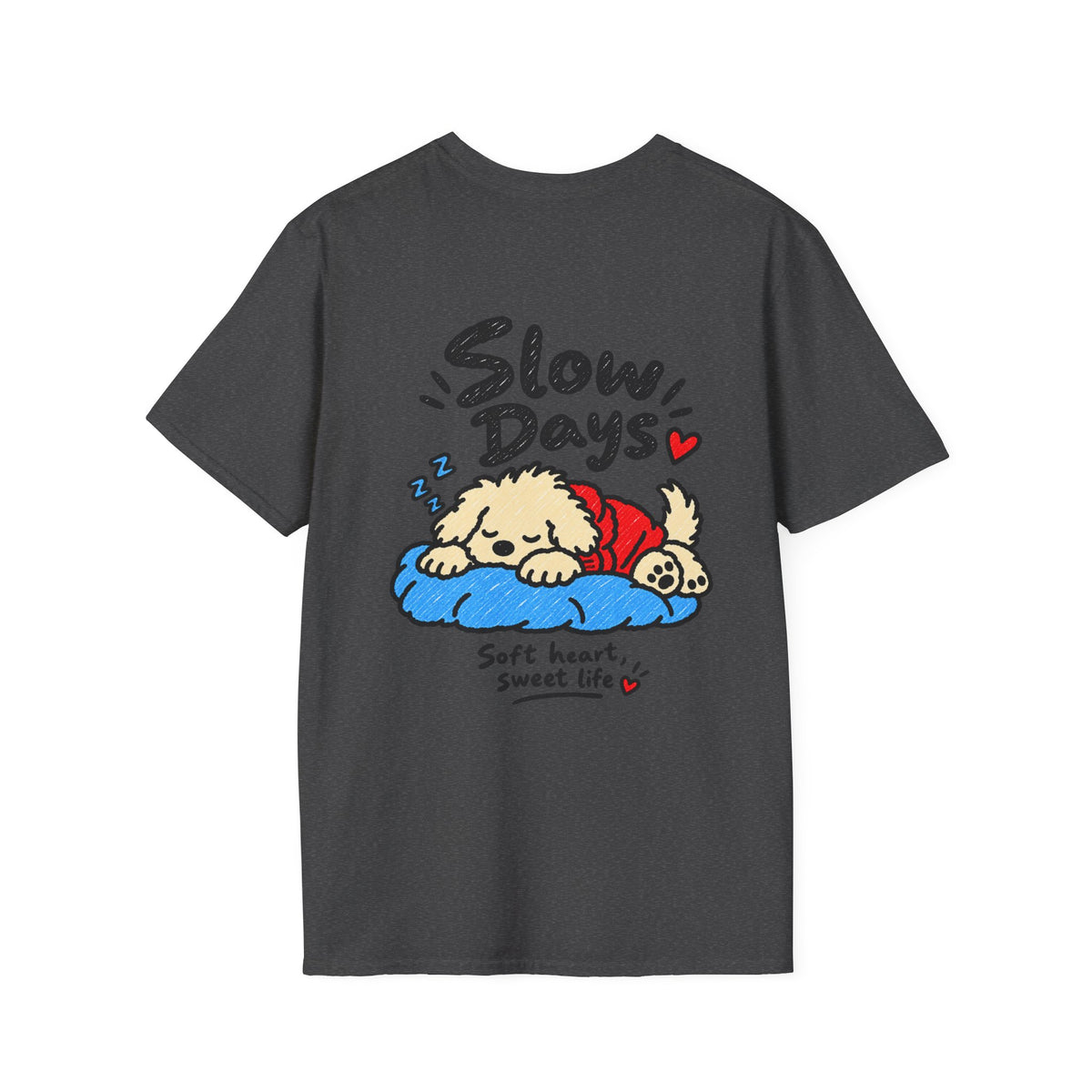 Personalisiertes Haustier-T-Shirt „Take It Easy“ – Foto & Name