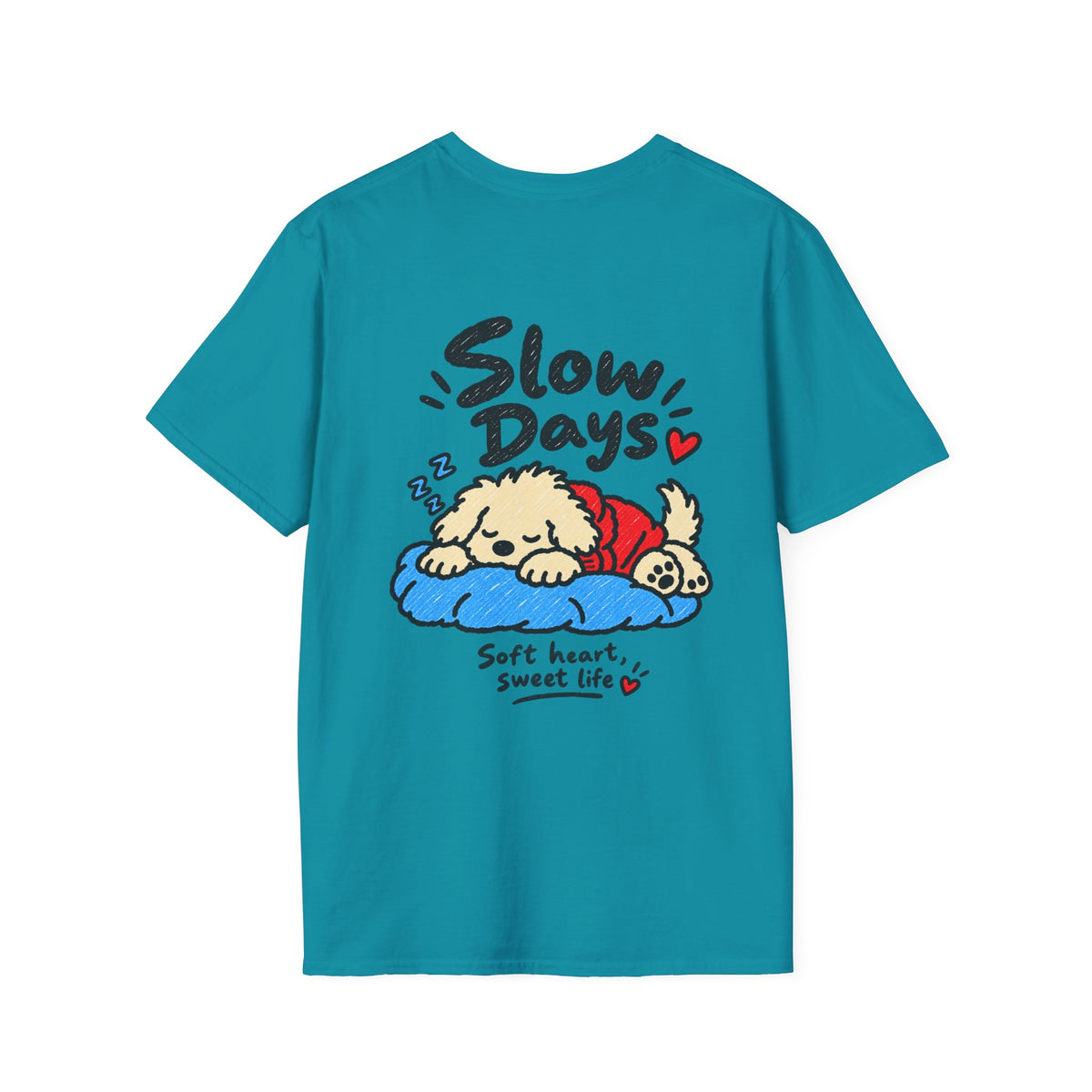 Personalisiertes Haustier-T-Shirt „Take It Easy“ – Foto & Name