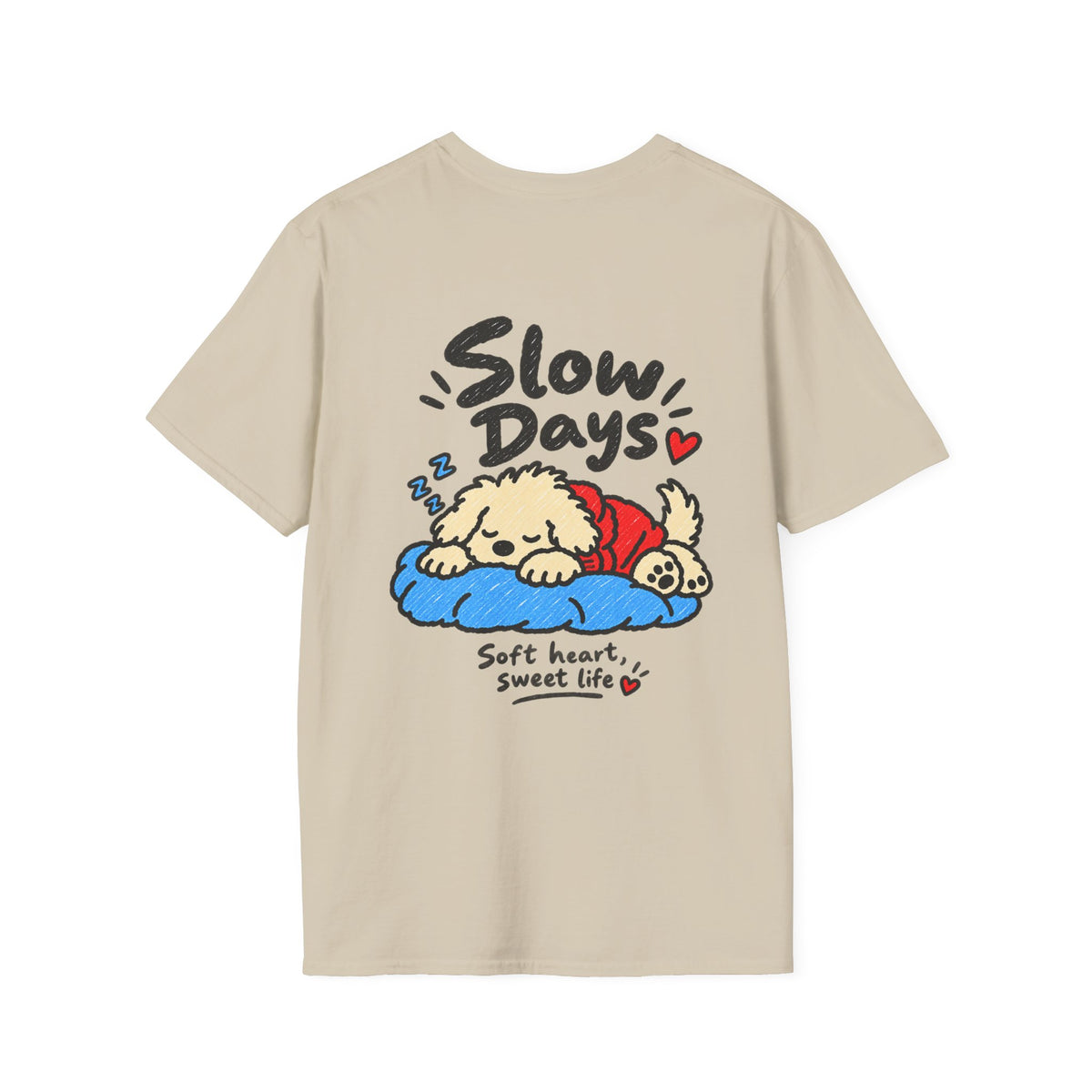 Personalisiertes Haustier-T-Shirt „Take It Easy“ – Foto & Name