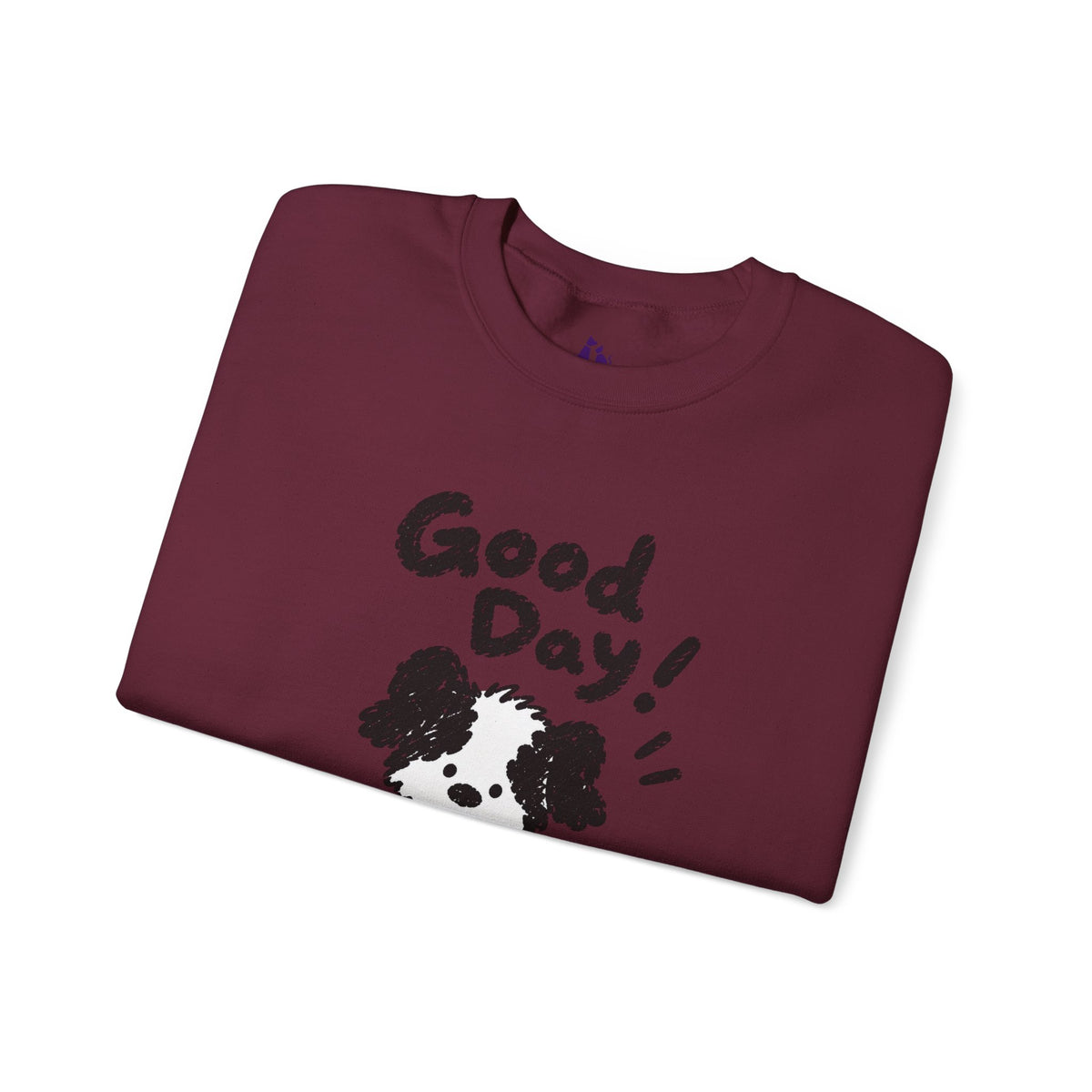 Personalisiertes Haustier-Sweatshirt „Good Day“ – Foto & Name