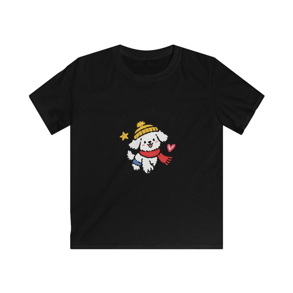 Kids Tee — 'Wag More! Keep Wagging' Cute Puppy Graphic Shirt
