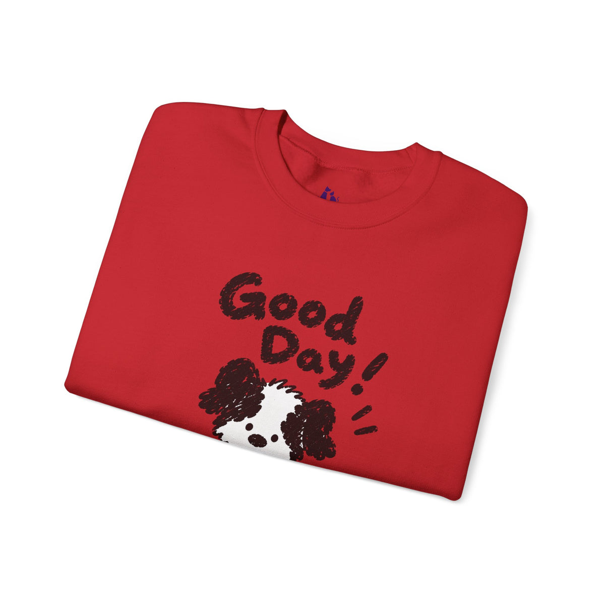 Personalisiertes Haustier-Sweatshirt „Good Day“ – Foto & Name