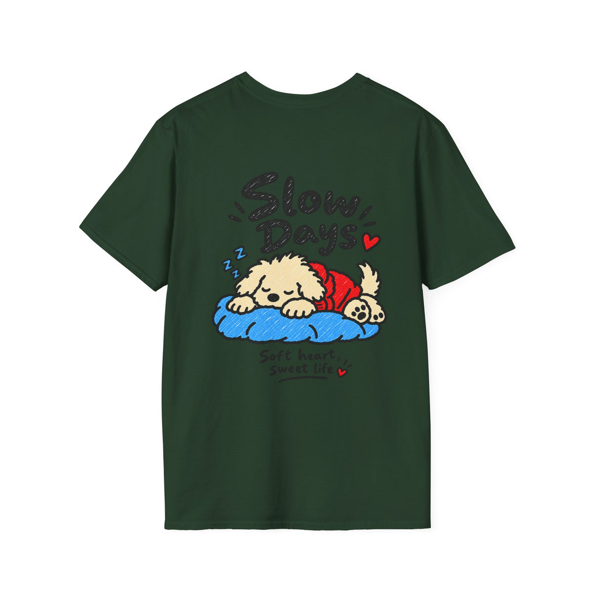 Personalisiertes Haustier-T-Shirt „Take It Easy“ – Foto & Name