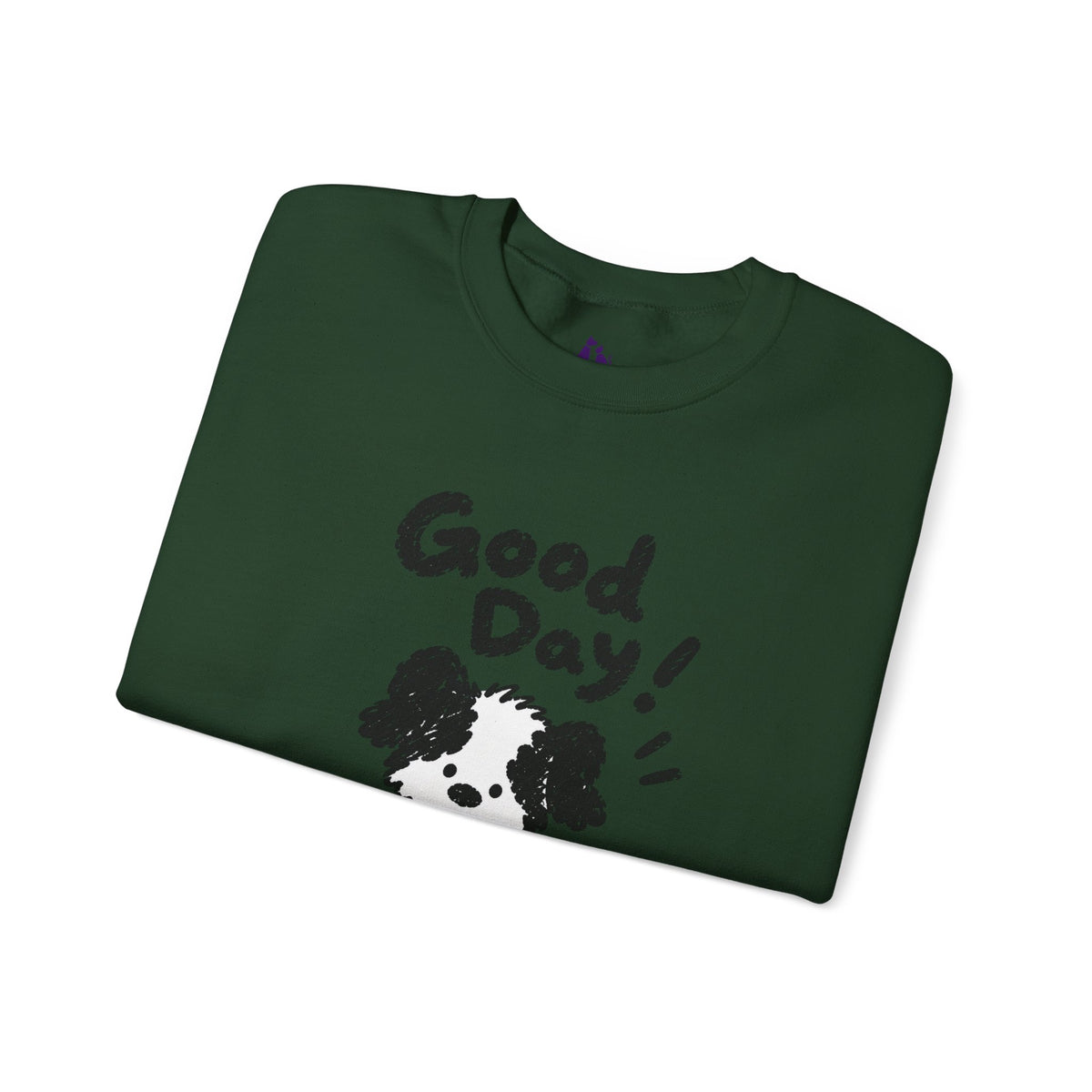 Personalisiertes Haustier-Sweatshirt „Good Day“ – Foto & Name