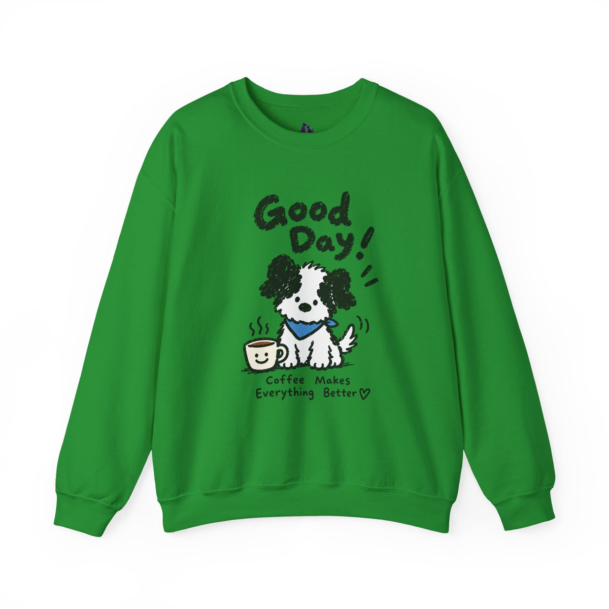 Personalisiertes Haustier-Sweatshirt „Good Day“ – Foto & Name