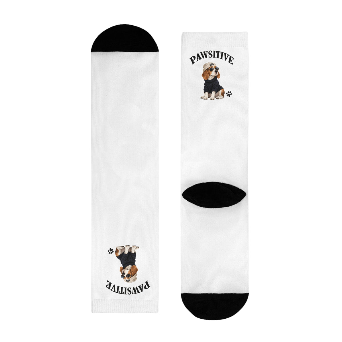 Pawsitive Dog Crew Socks — Cute Puppy Sublimation Socks