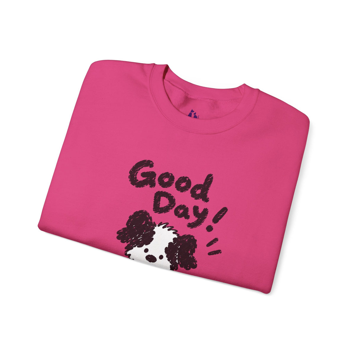 Personalisiertes Haustier-Sweatshirt „Good Day“ – Foto & Name