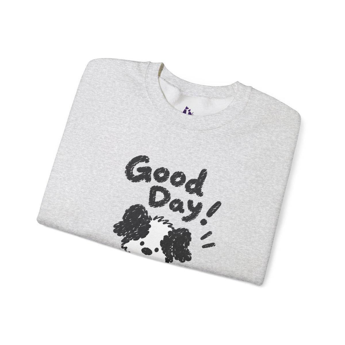 Personalisiertes Haustier-Sweatshirt „Good Day“ – Foto & Name