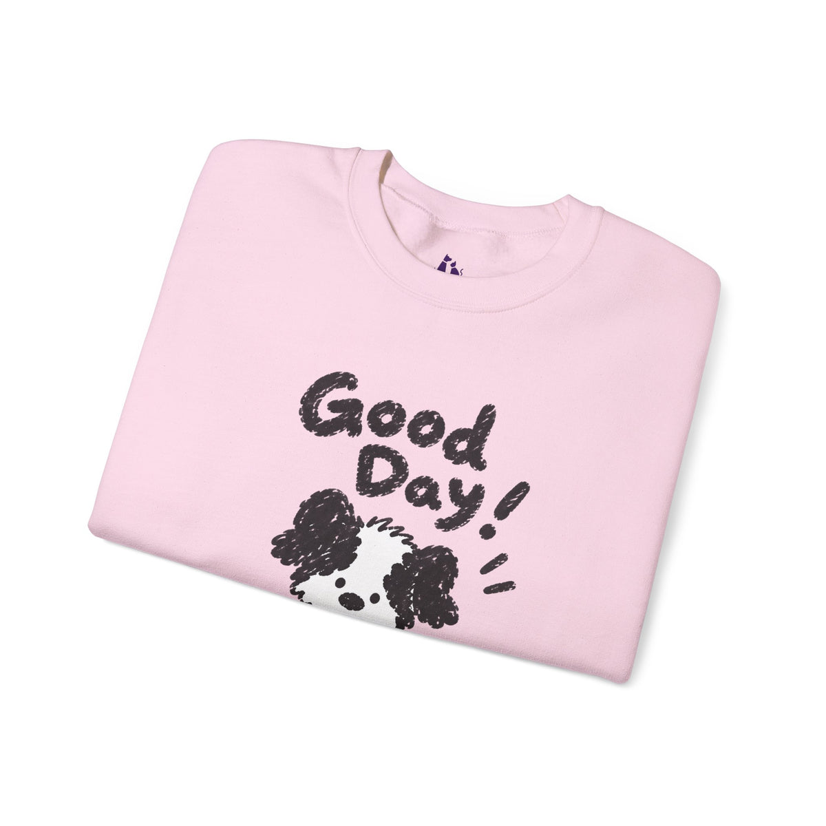 Personalisiertes Haustier-Sweatshirt „Good Day“ – Foto & Name