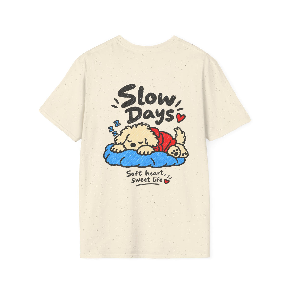 Personalisiertes Haustier-T-Shirt „Take It Easy“ – Foto & Name