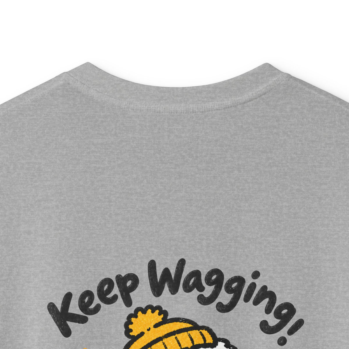 Kids Tee — 'Wag More! Keep Wagging' Cute Puppy Graphic Shirt
