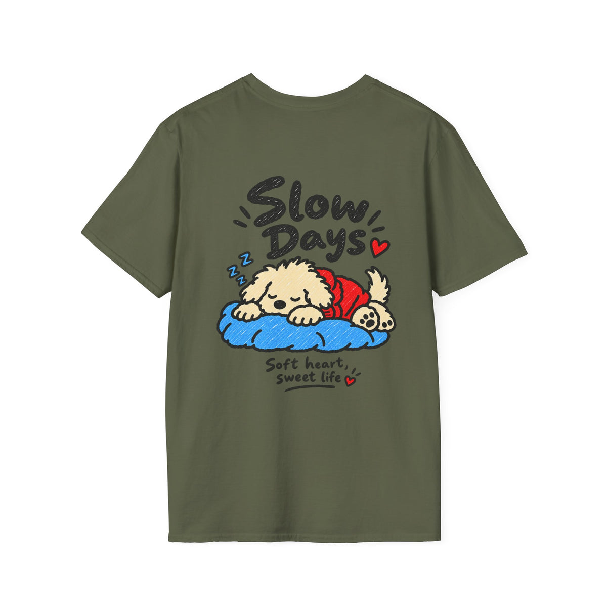 Personalisiertes Haustier-T-Shirt „Take It Easy“ – Foto & Name