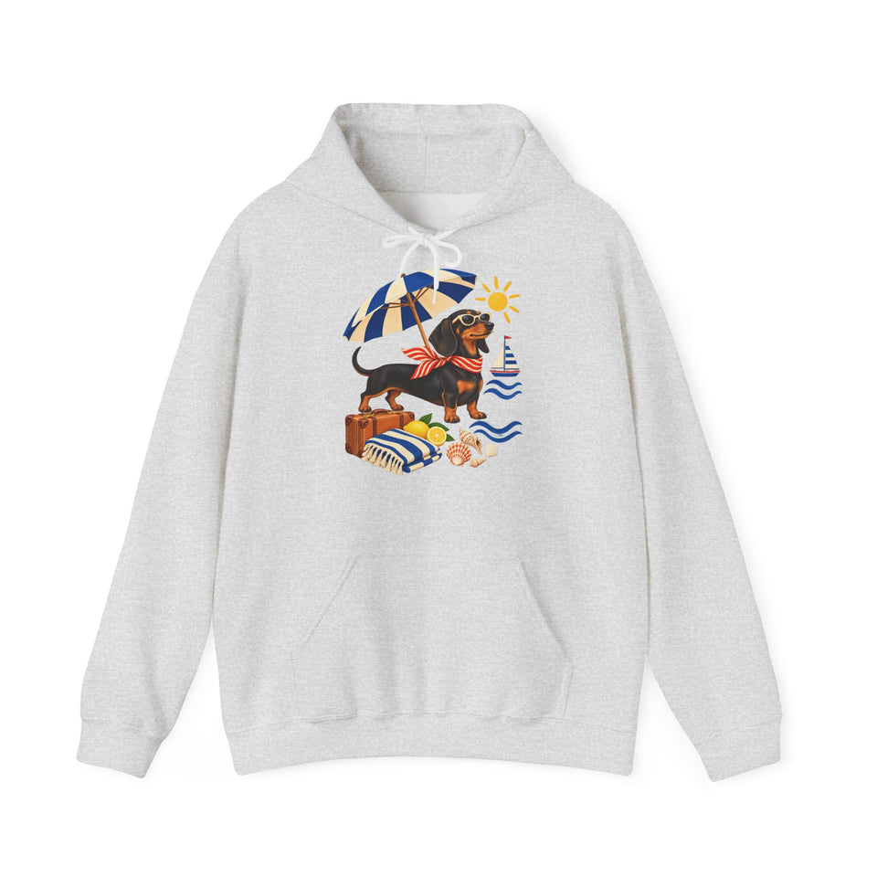Strandpfoten-Dackel Hoodie – Kuscheliger Sommerbegleiter