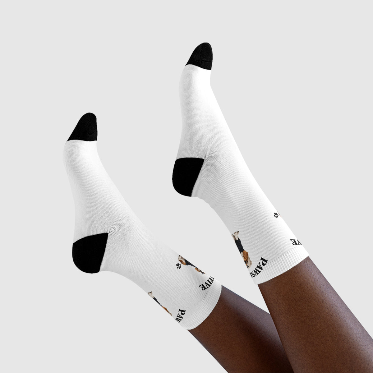 Pawsitive Dog Crew Socks — Cute Puppy Sublimation Socks