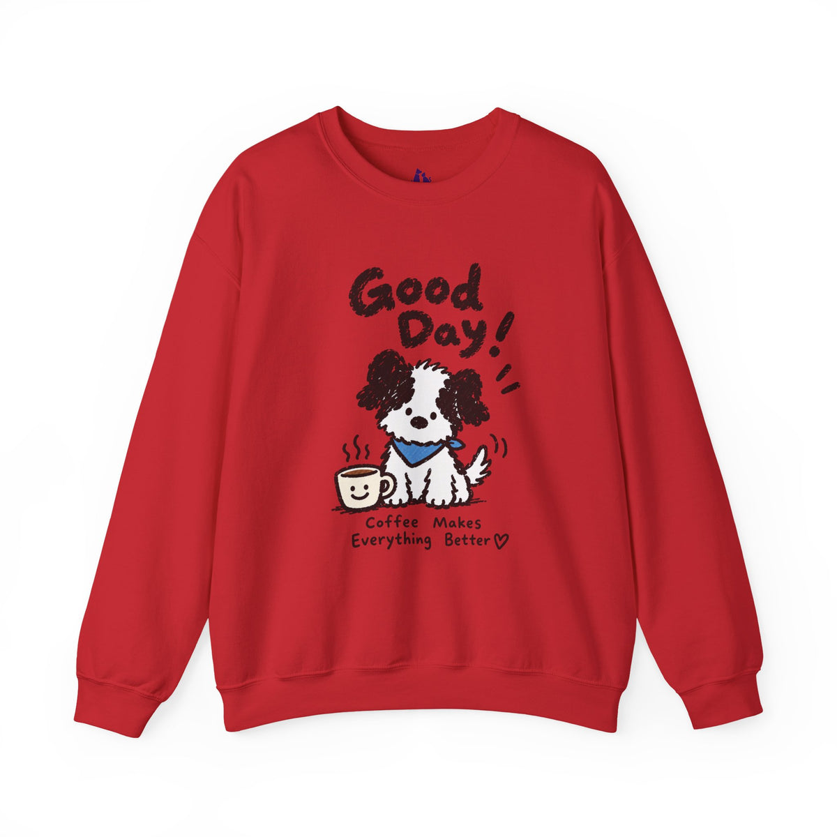 Personalisiertes Haustier-Sweatshirt „Good Day“ – Foto & Name