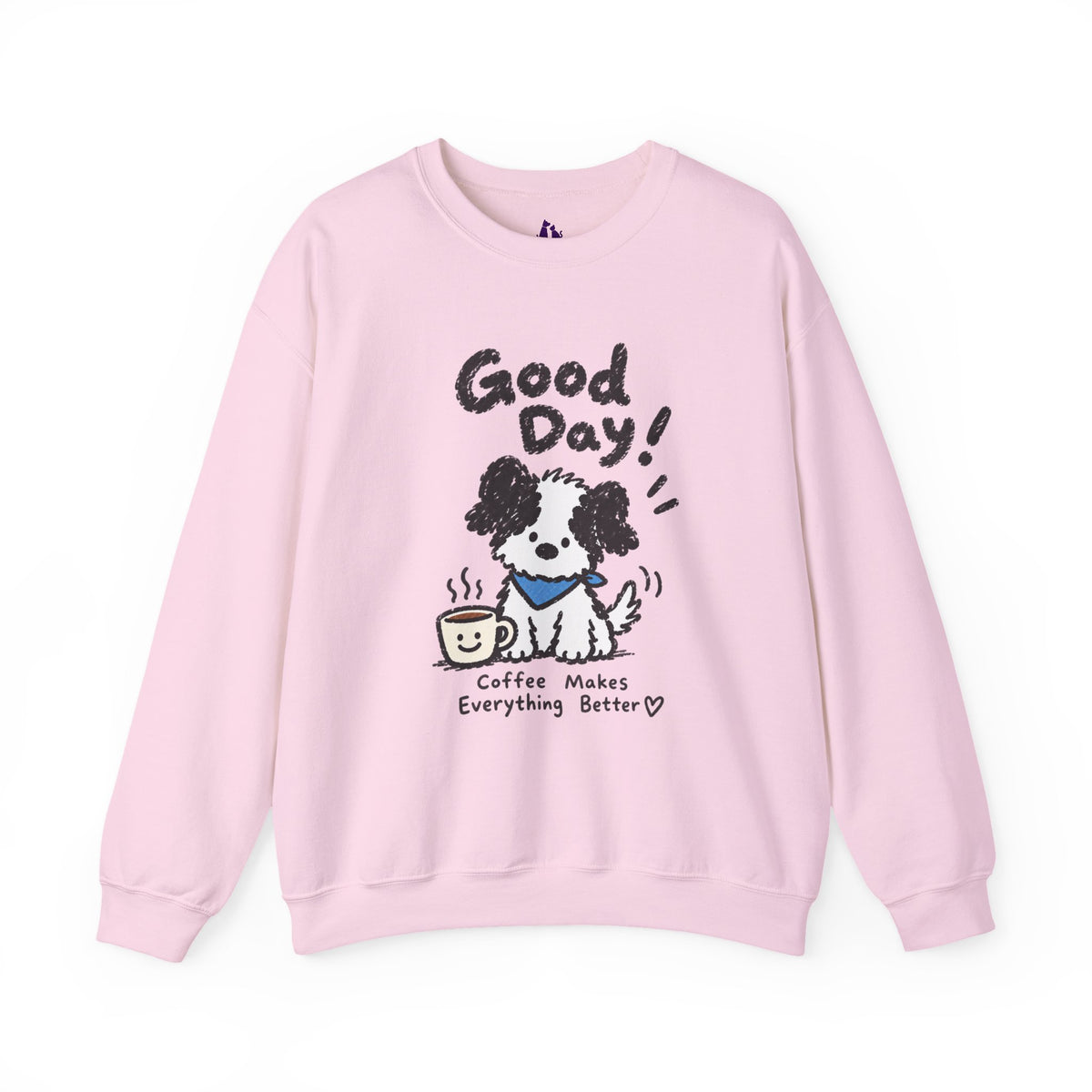 Personalisiertes Haustier-Sweatshirt „Good Day“ – Foto & Name