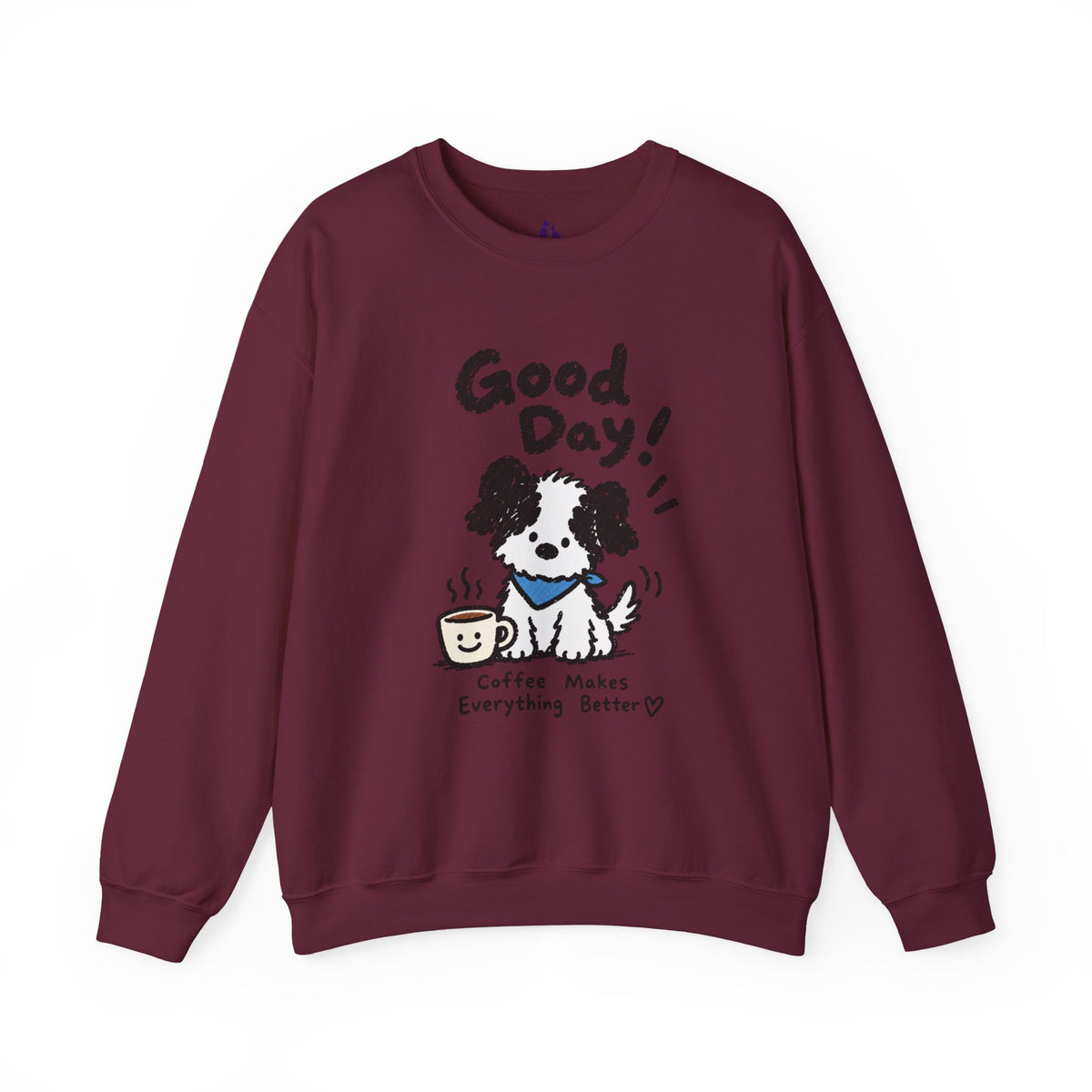 Personalisiertes Haustier-Sweatshirt „Good Day“ – Foto & Name