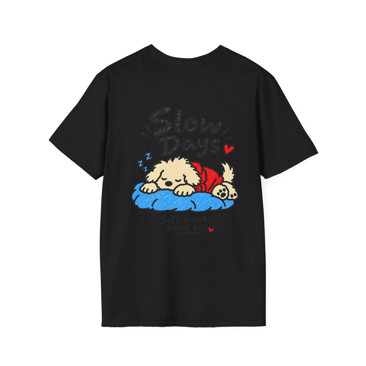 Personalisiertes Haustier-T-Shirt „Take It Easy“ – Foto & Name
