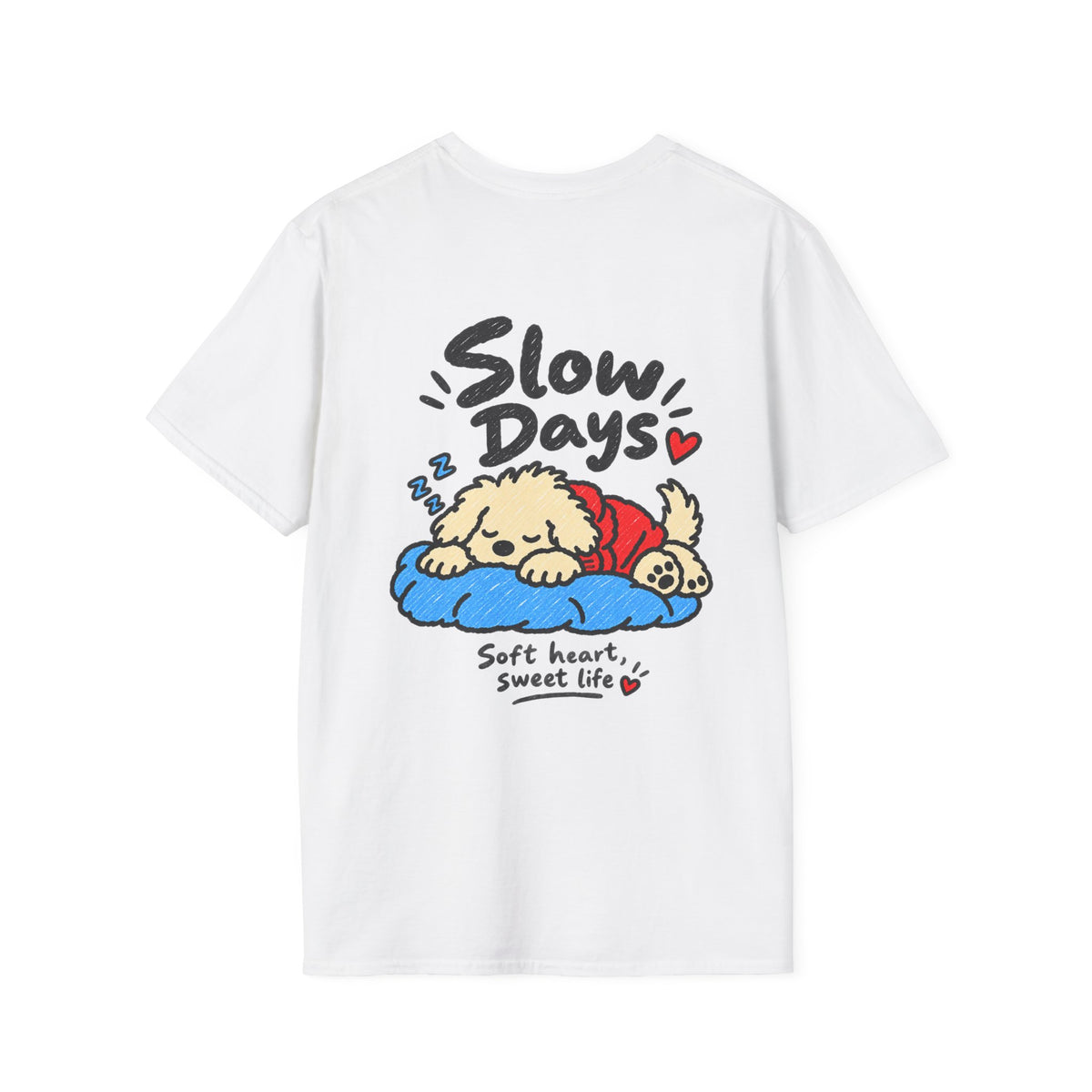 Personalisiertes Haustier-T-Shirt „Take It Easy“ – Foto & Name