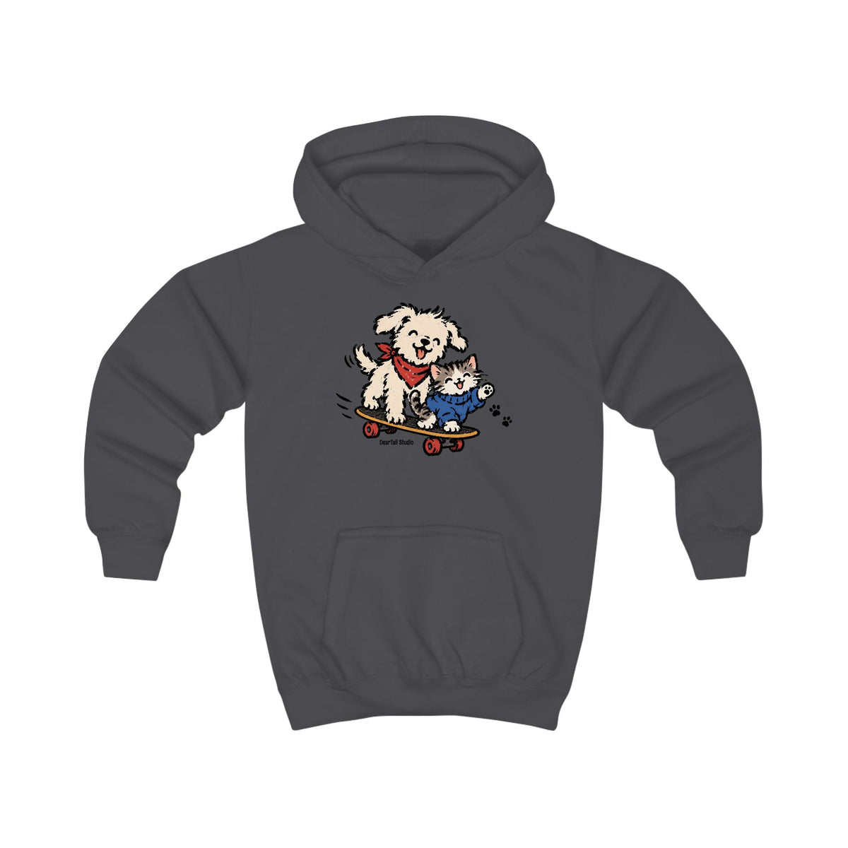 kids hoodie additional Printify product view 4