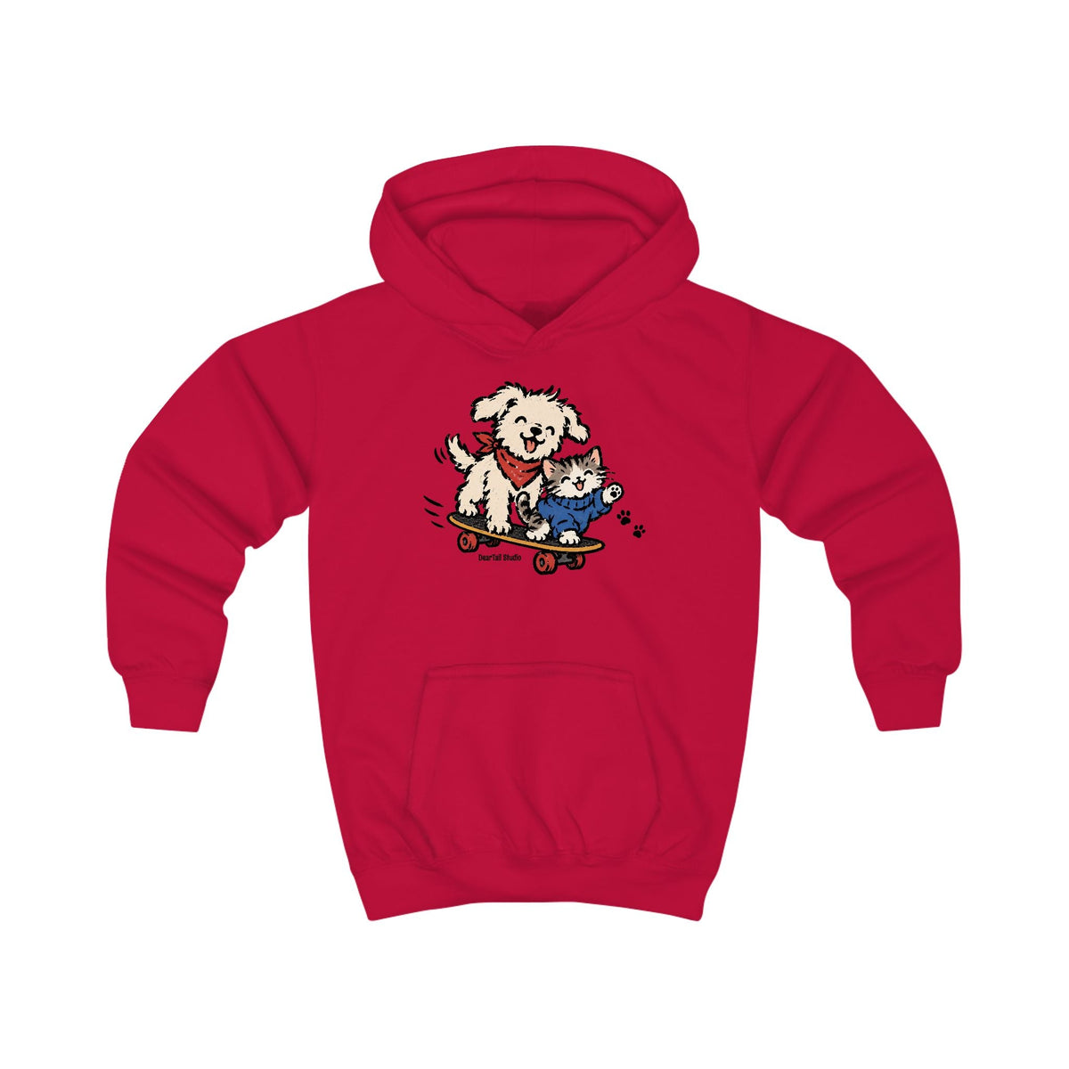 kids hoodie additional Printify product view 7