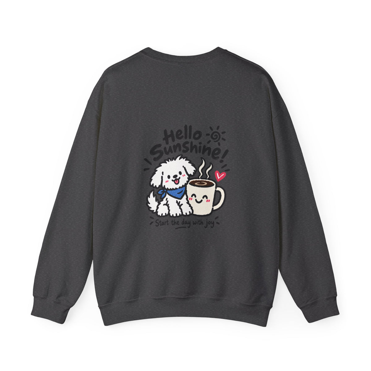 Personalisiertes Haustier-Sweatshirt „Good Day“ – Foto & Name
