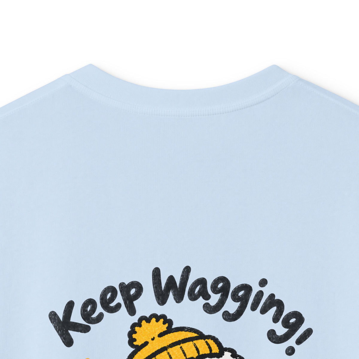 Kids Tee — 'Wag More! Keep Wagging' Cute Puppy Graphic Shirt