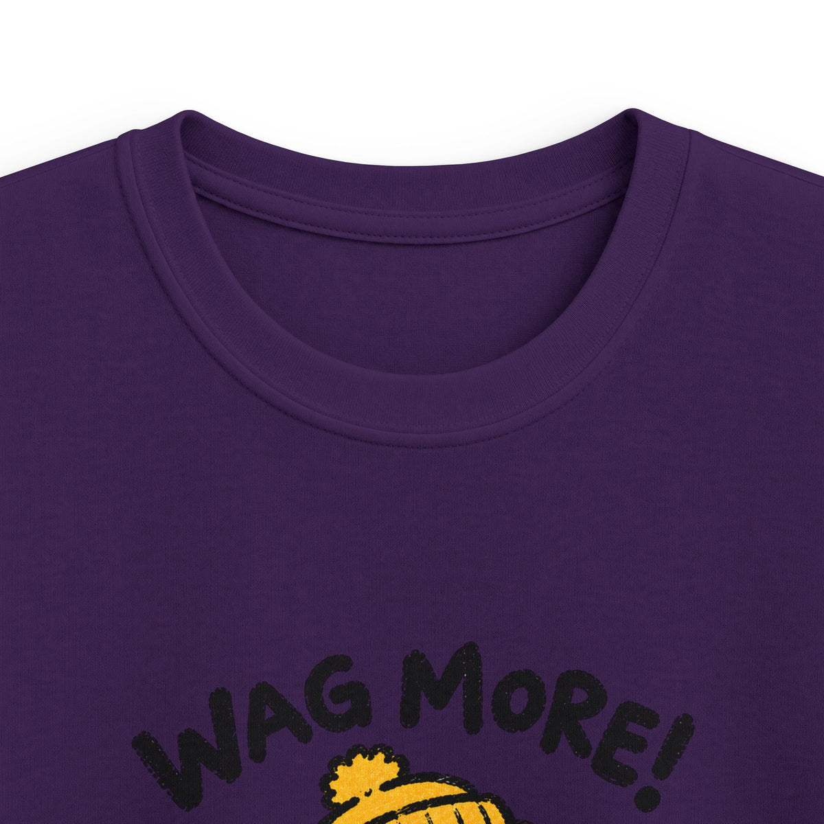 Kids Tee — 'Wag More! Keep Wagging' Cute Puppy Graphic Shirt