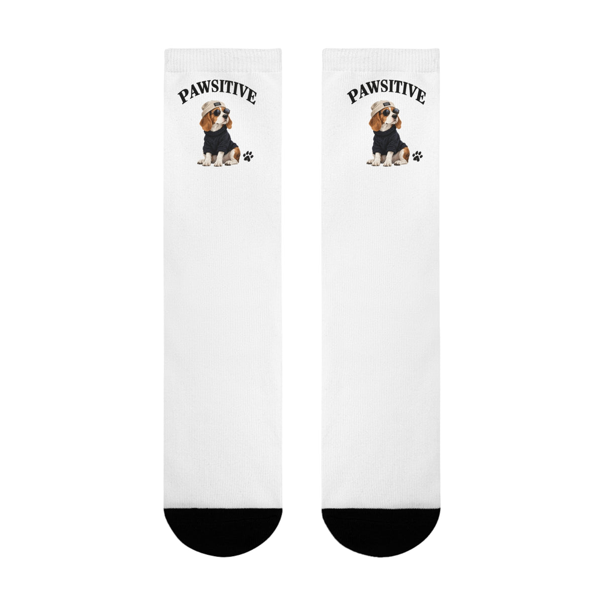 Pawsitive Dog Crew Socks — Cute Puppy Sublimation Socks