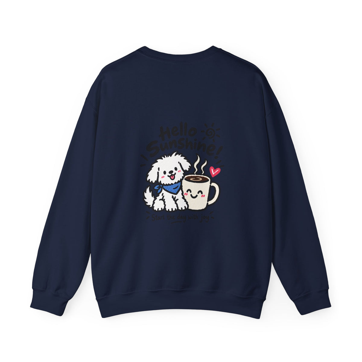 Personalisiertes Haustier-Sweatshirt „Good Day“ – Foto & Name