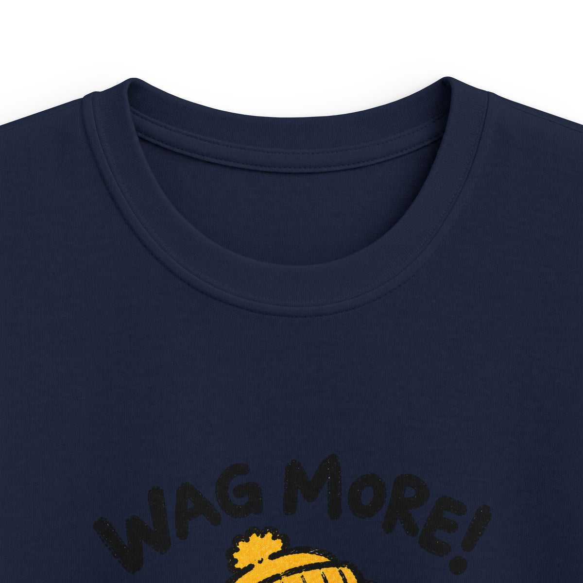Kids Tee — 'Wag More! Keep Wagging' Cute Puppy Graphic Shirt