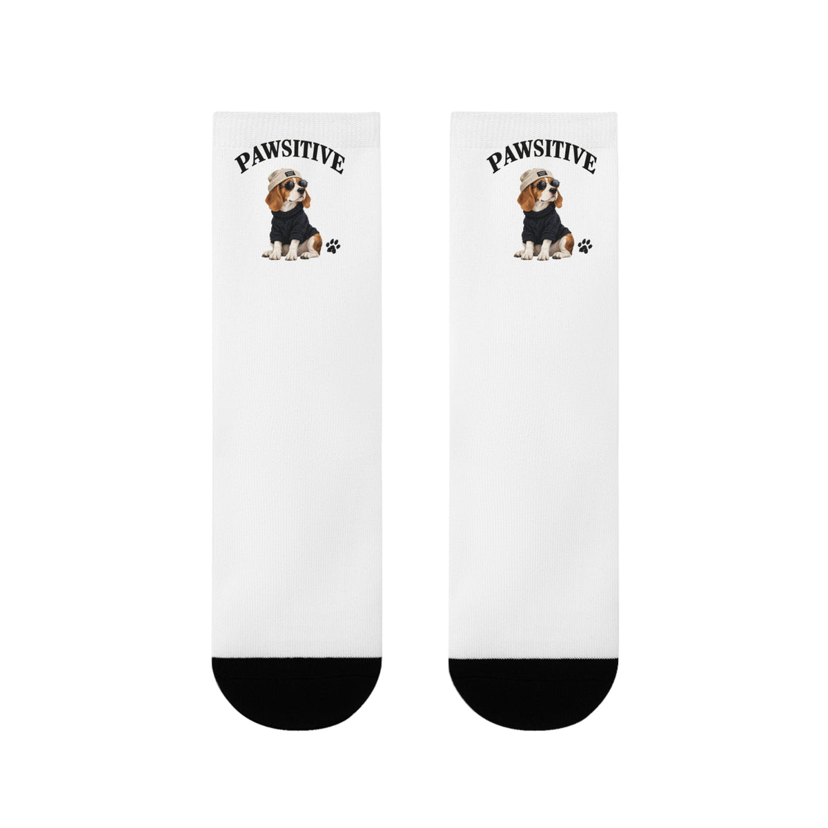 Pawsitive Dog Crew Socks — Cute Puppy Sublimation Socks