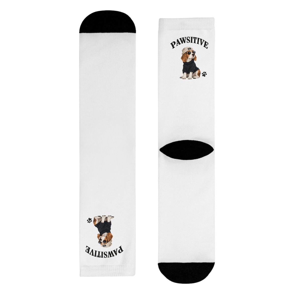 Pawsitive Dog Crew Socks — Cute Puppy Sublimation Socks