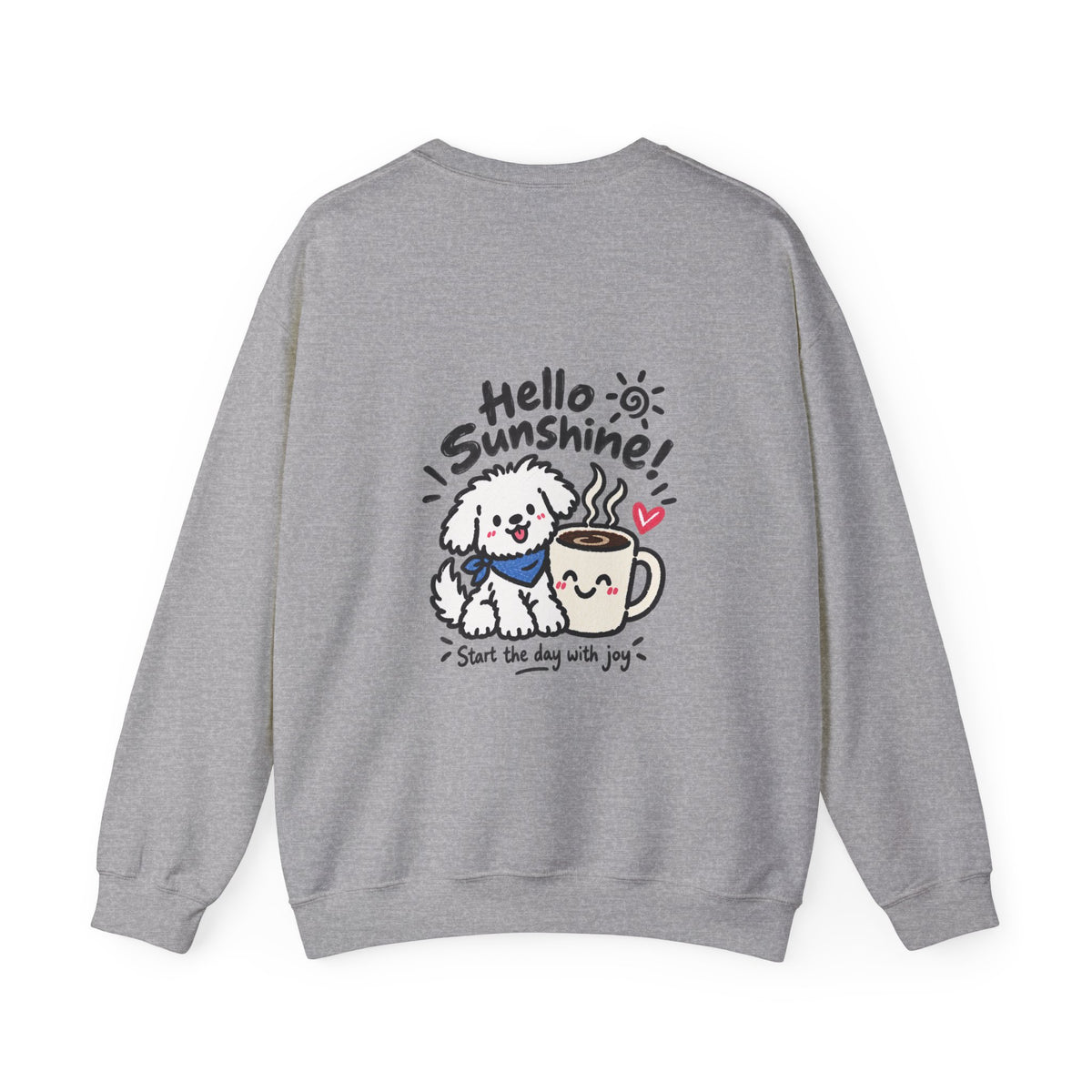 Personalisiertes Haustier-Sweatshirt „Good Day“ – Foto & Name